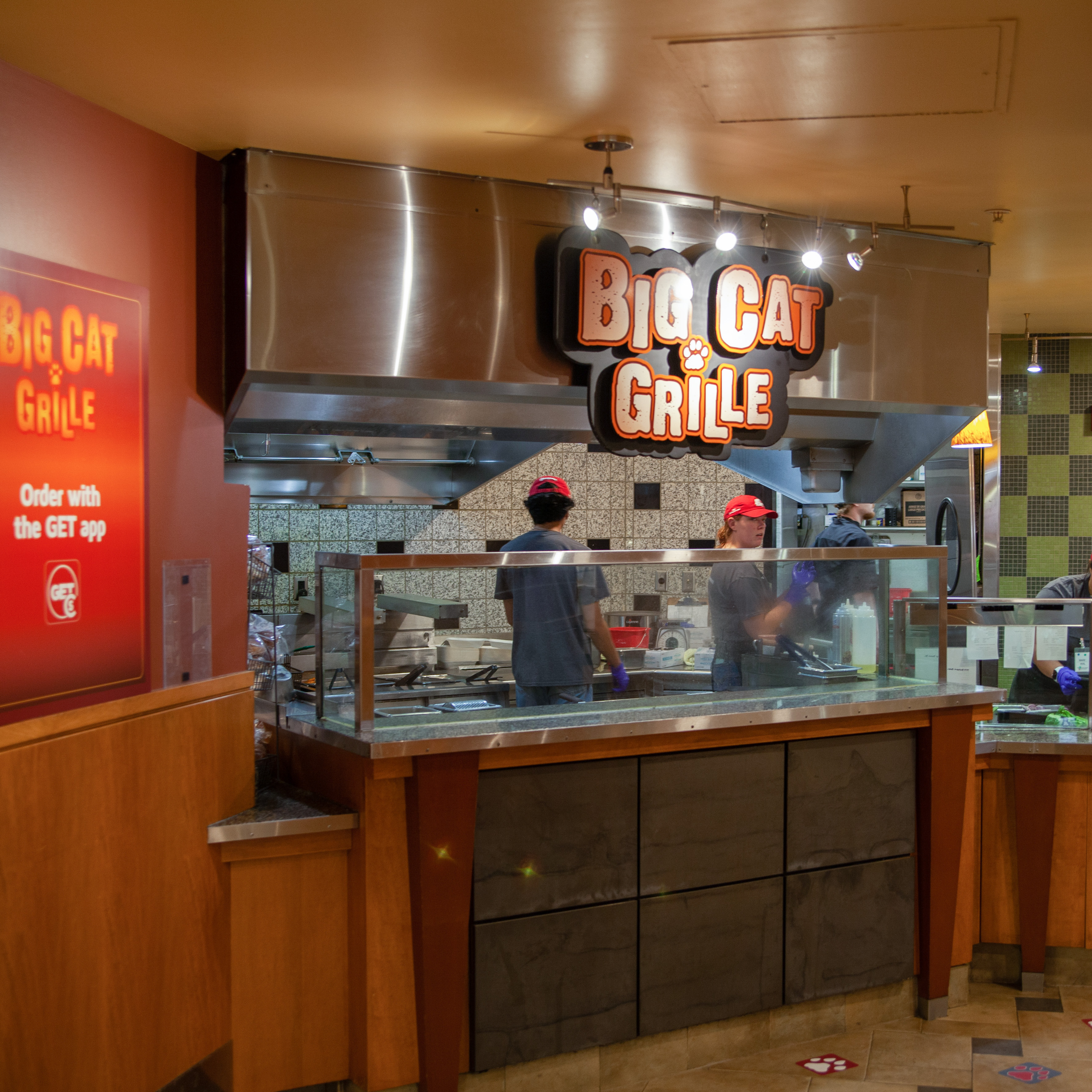 Big Cat Grille station. 